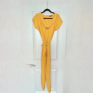 Women's Yellow Jumpsuit WITH POCKETS!  Size Sm/Med. Spanish Designed HNOSLopez